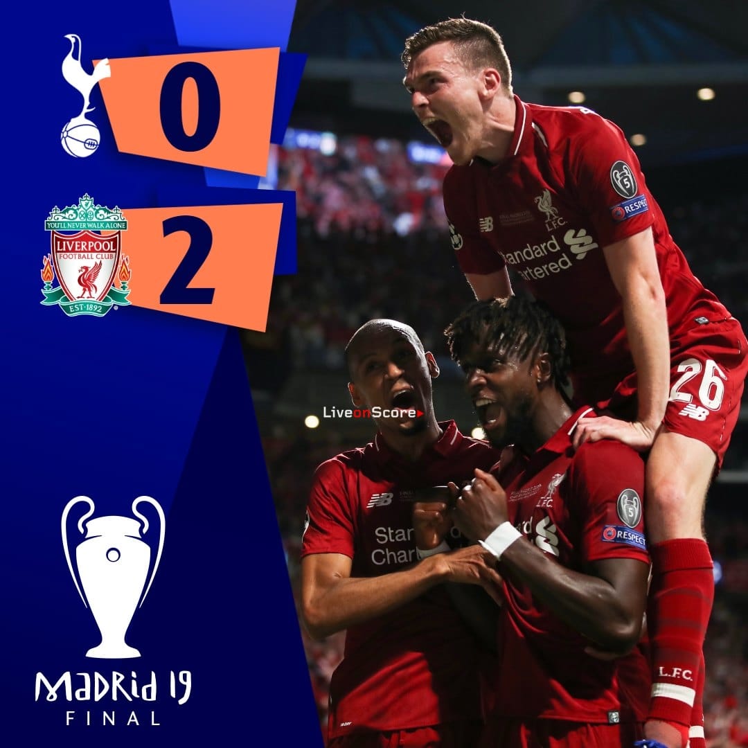 champions league final 2019 results