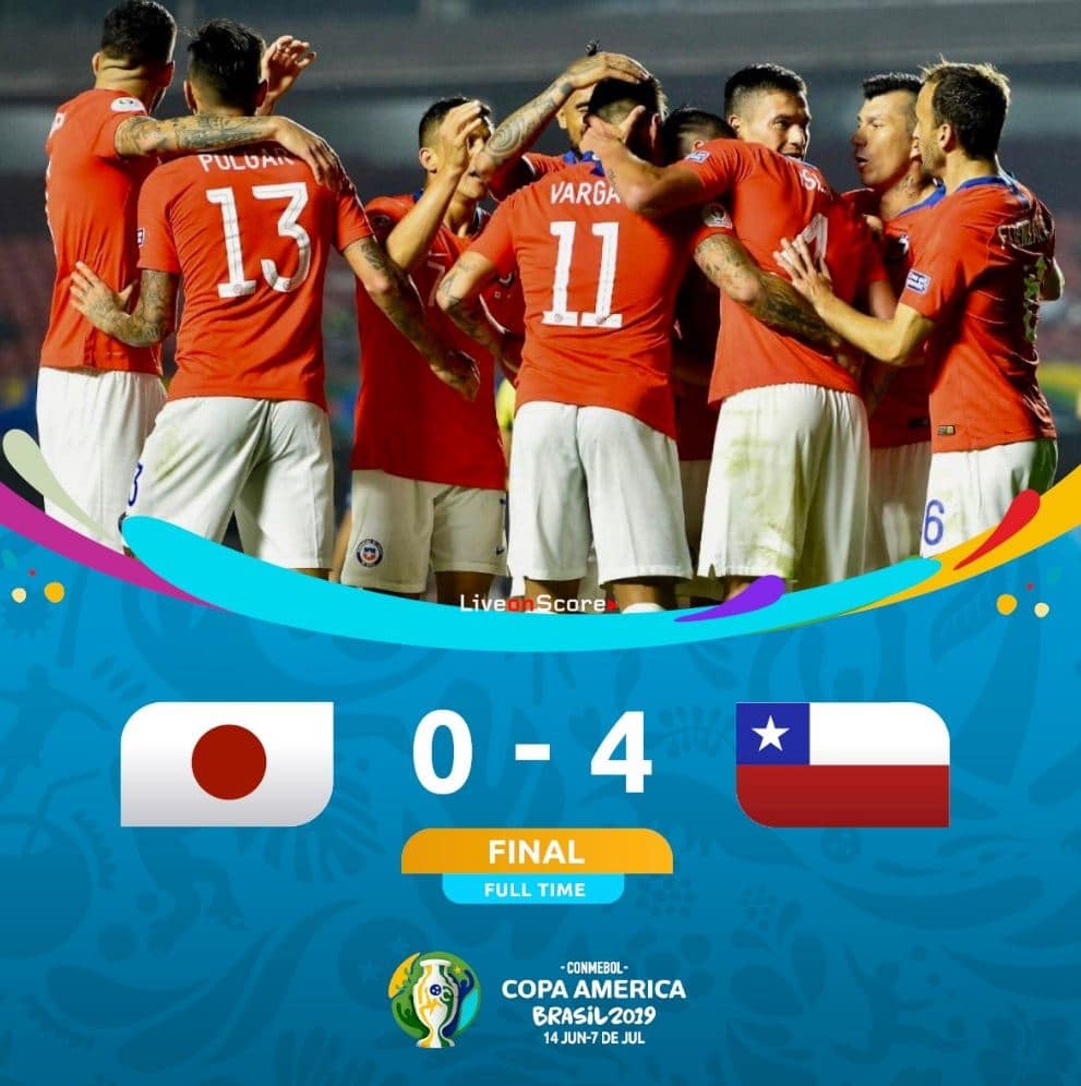 Japan 0 4 Chile Full Highlight Video Copa America 19 Japan 0 4 Chile Full Highlight Video Copa America 19
