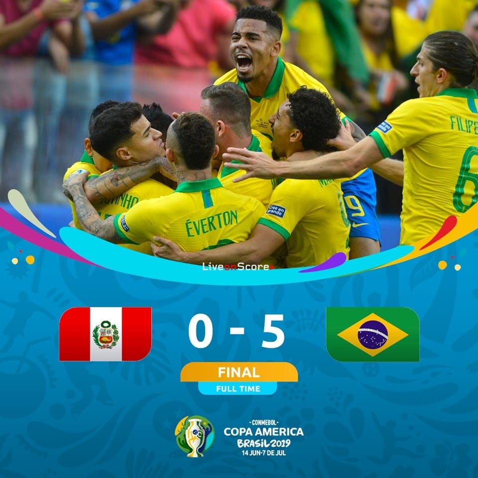 Peru 0-5 Brazil Full Highlight Video - Copa America 2019