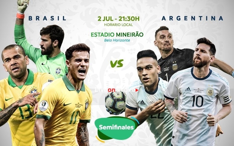 America brazil copa vs 2021 argentina