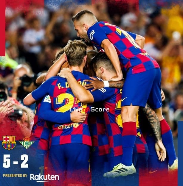 バルセロナ5 2リアルベティスフルハイライトビデオ Laliga Santander バルセロナ5 2リアルベティスフルハイライトビデオ Laliga Santander