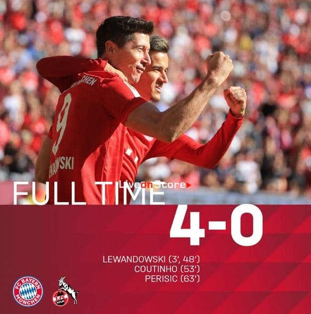 Bayern Munich 4 0 Fc Koln Full Highlight Video Bundesliga