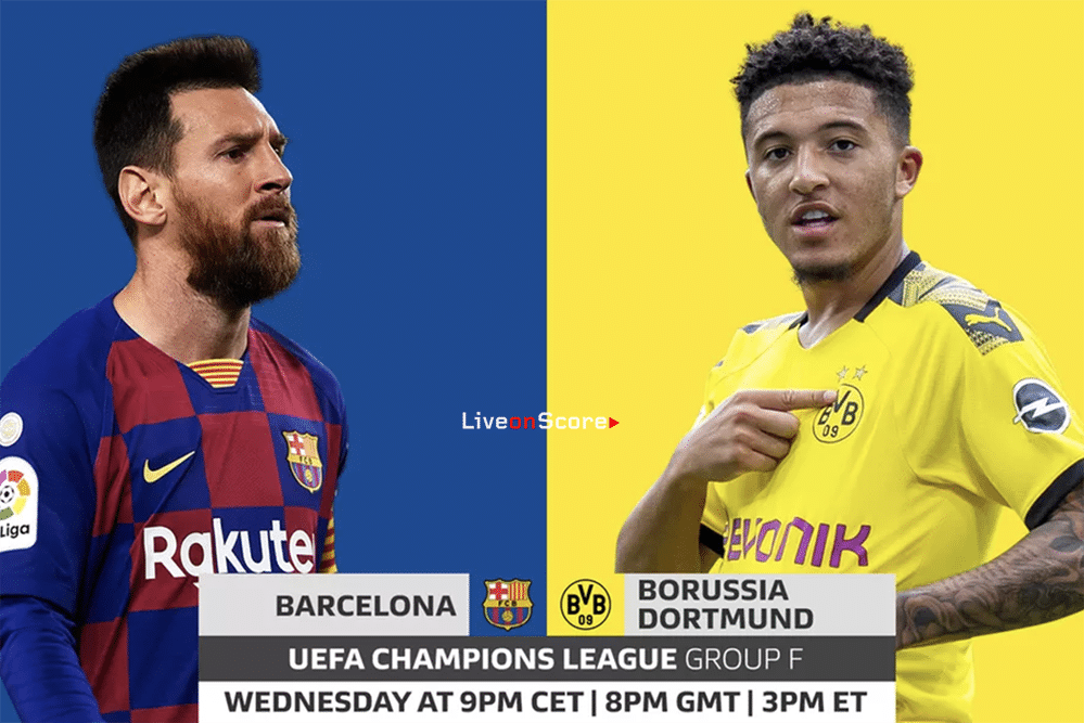 Barcelona vs. Borussia UEFA Champions League probable match stats and LIVE blog!