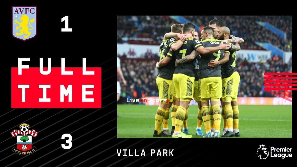 Aston Villa 1-3 Southampton Full Highlight Video - Premier ...