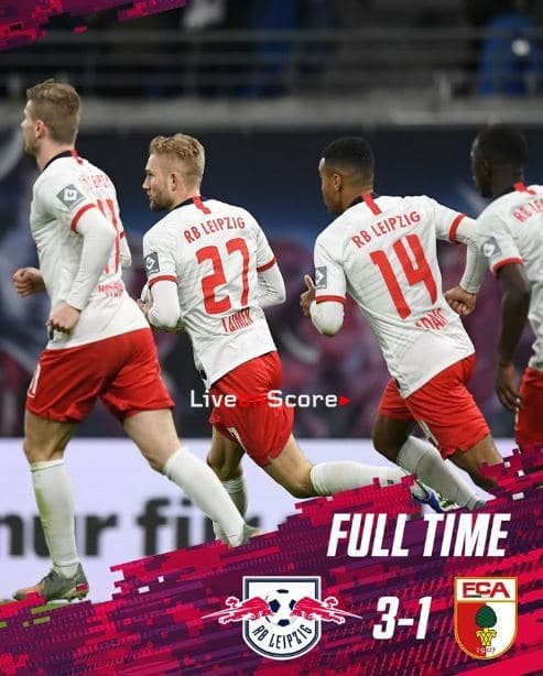Leipzig 3-1 Augsburg Full Highlight Video – Bundesliga