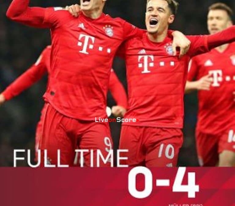Hertha BSC 0-4 FC Bayern München Full Highlight Video – Bundesliga