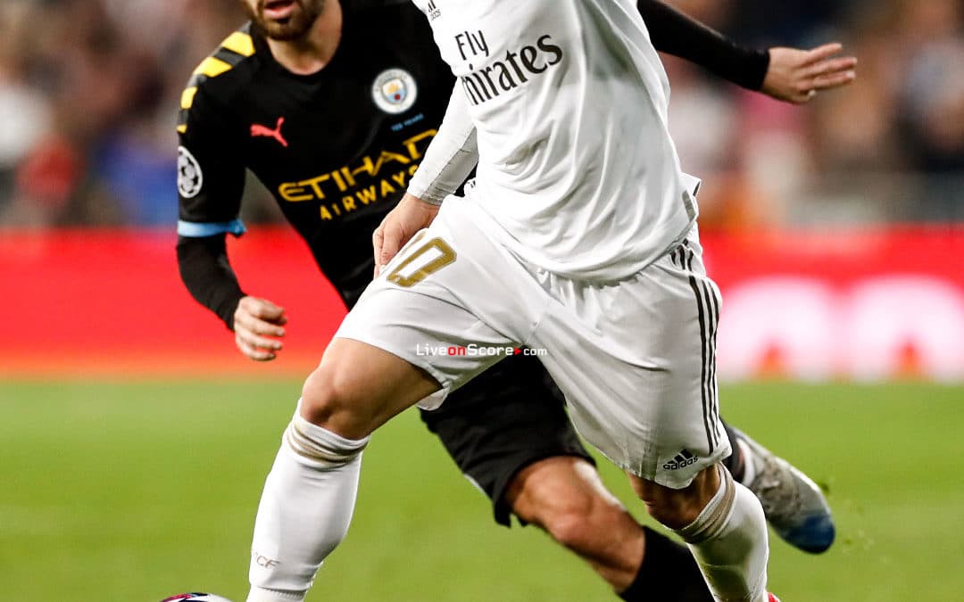 Real Madrid 1-2 Manchester City Uefa Champions League 1/8 Final FT Score & Goals