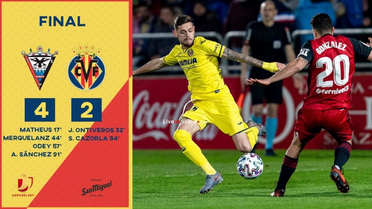 Mirandes 4-2 Villarreal Full Highlight Video - Copa del Rey