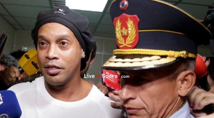 Ronaldinho appears in court in Paraguay on ‘fake passport’ charge