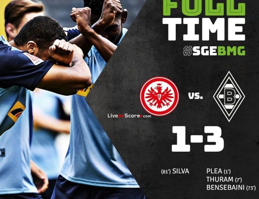 Eintracht Frankfurt 1-3 B. Monchengladbach Full Highlight Video – Bundesliga