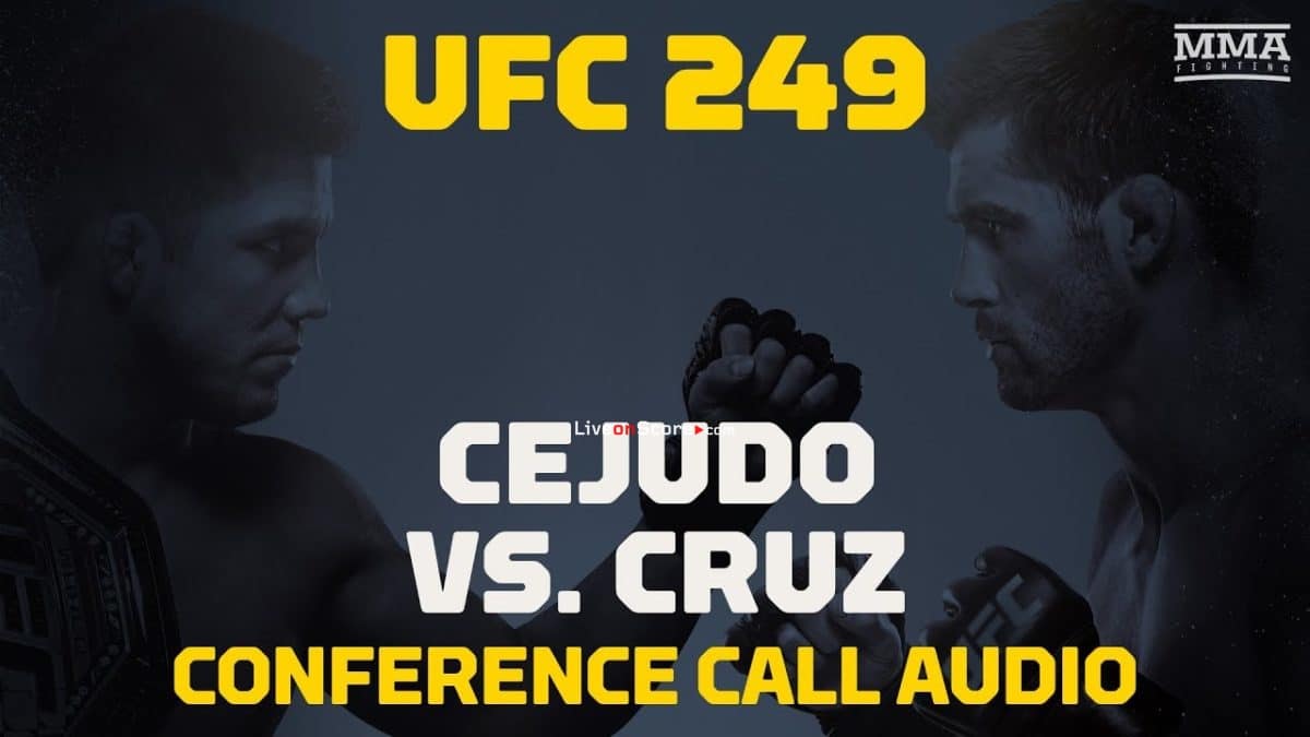 Henry Cejudo vs  Dominick Cruz Preview and Prediction Live stream UFC Fight Night 249