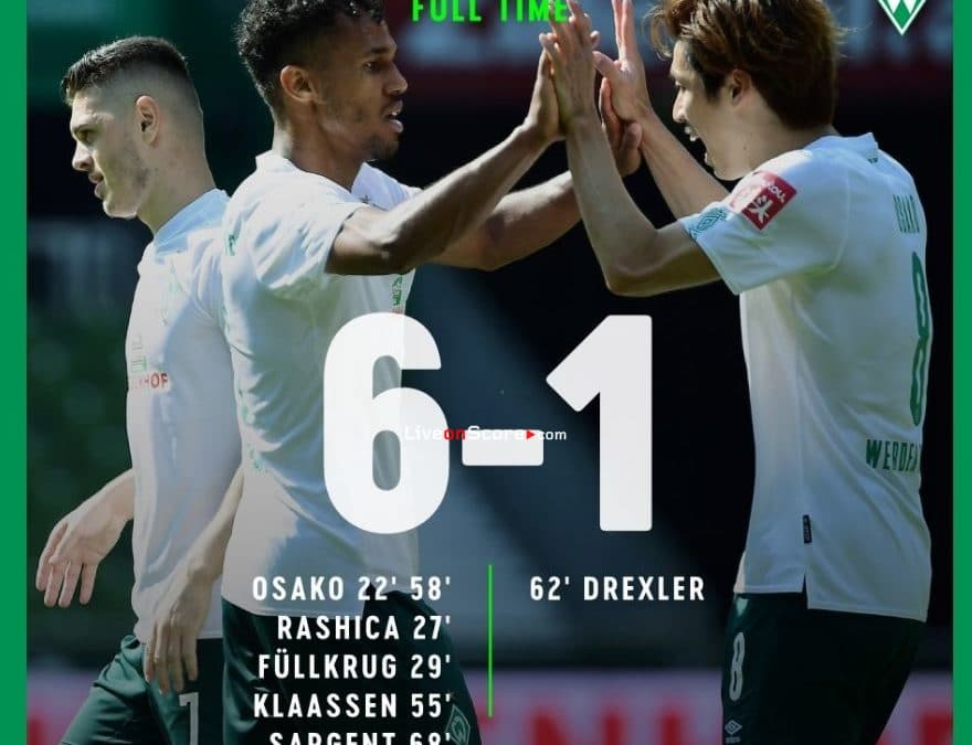 Werder Bremen 6-1 FC Koln Full Highlight Video – Bundesliga