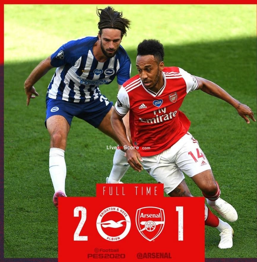 Brighton 2-1 Arsenal Full Highlight Video - Bundesliga