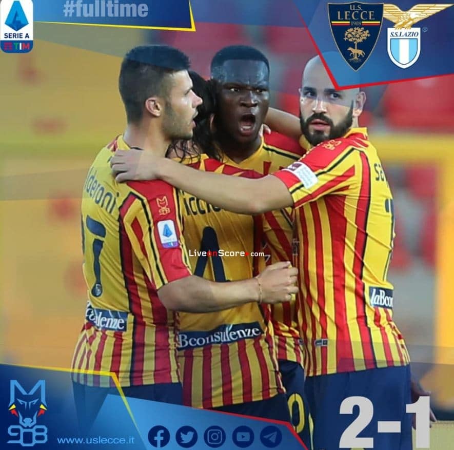Lecce 21 Lazio Full Highlight Video Serie Tim A
