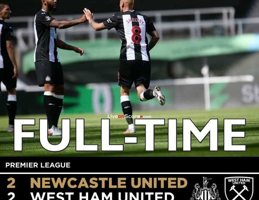 Newcastle 2-2 West Ham Full Highlight Video – Premier League