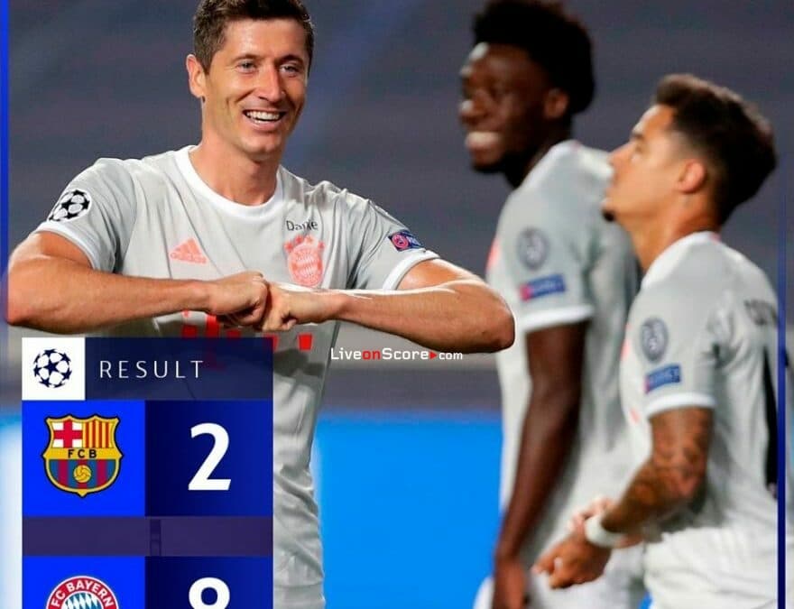 Barcelona 2-8 Bayern Munich Full Highlight Video – UEFA Champions League