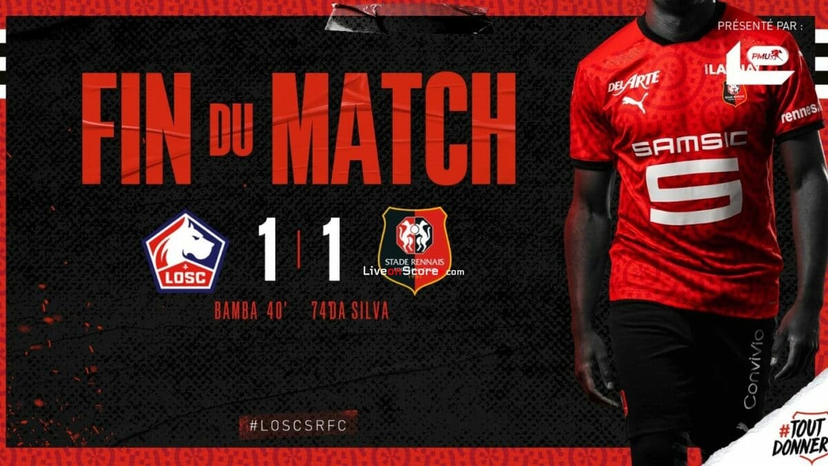 Lille 1-1 Rennes Full Highlight Video – France Ligue 1