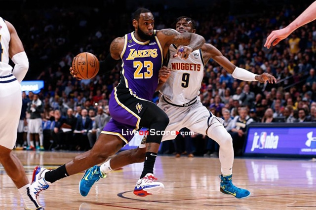 lakers nuggets score lakers nuggets score