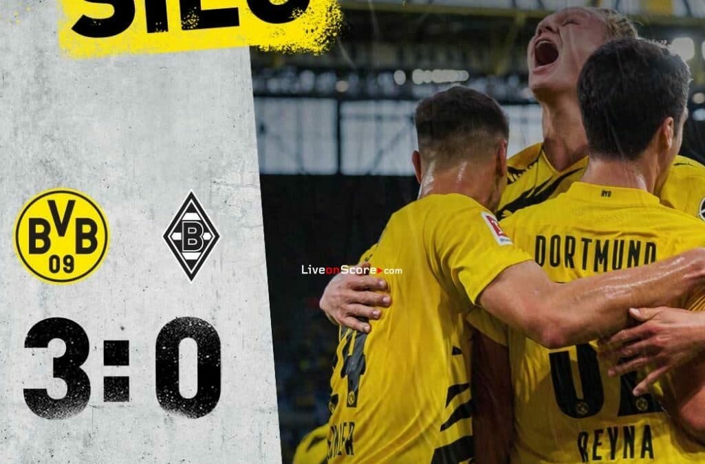Dortmund 3-0 B. Monchengladbach Full Highlight Video – Bundesliga