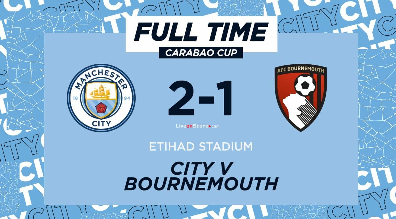 マンチェスターシティ2 1ボーンマスハイライト動画 Eplカップ