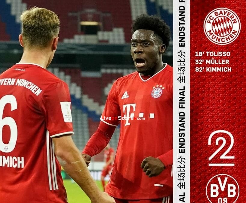 Dortmund 2-3 Bayern Munich Full Highlight Video –  Super Cup
