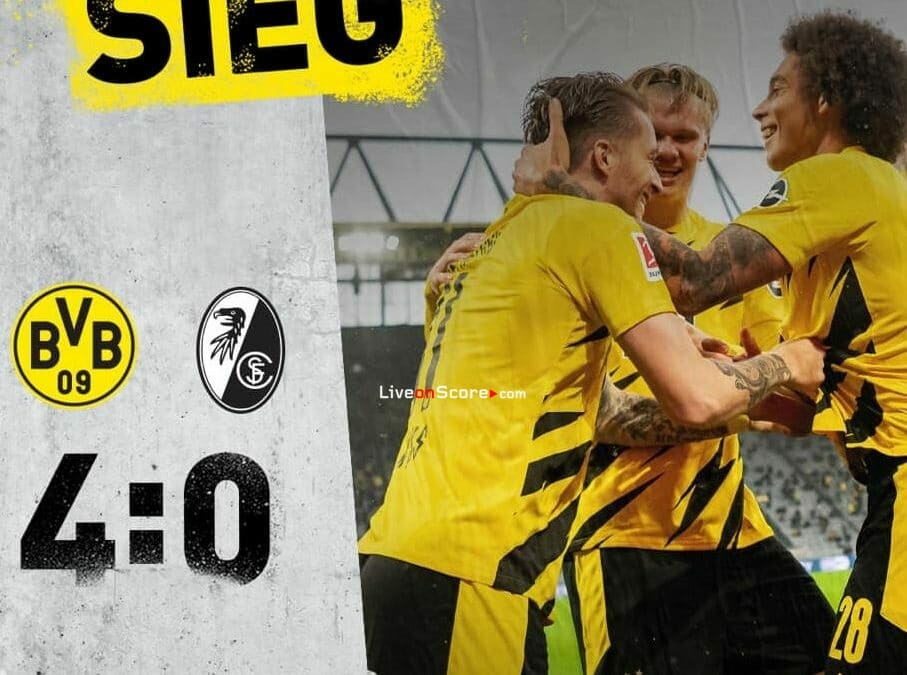 Dortmund 4-0 Freiburg Full Highlight Video – Bundesliga