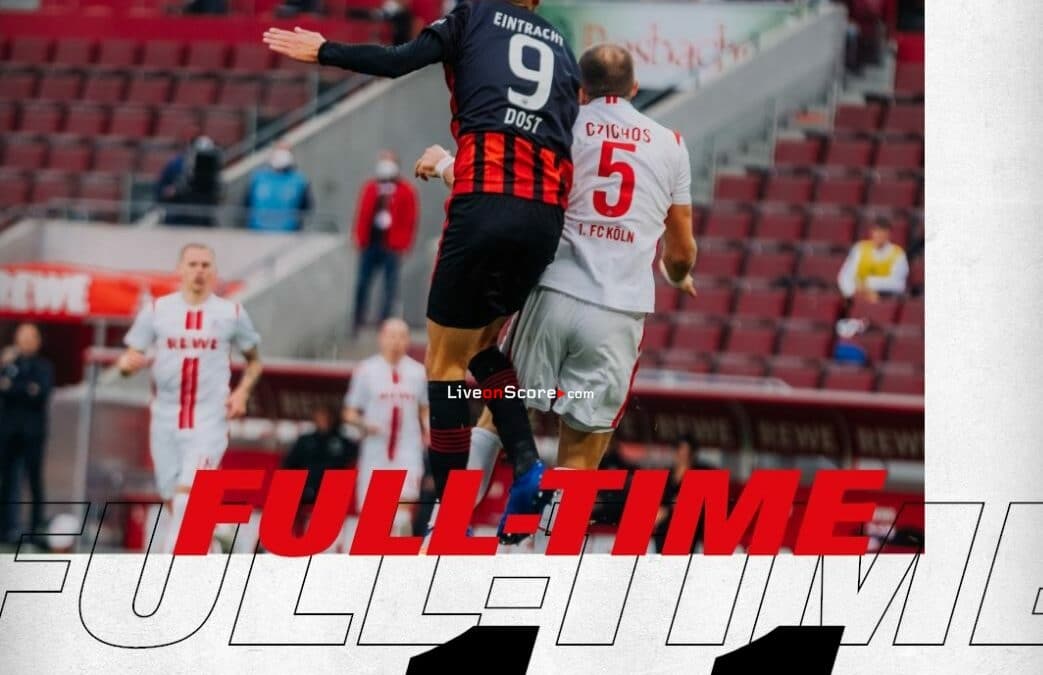 FC Koln 1-1 Eintracht Frankfurt Full Highlight Video – Bundesliga