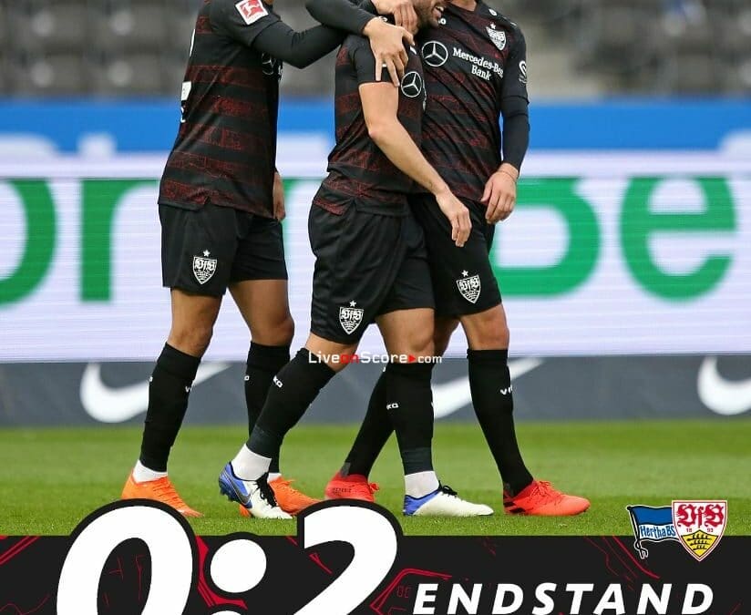 Hertha Berlin 0-2 Stuttgart Highlight Video - Bundesliga