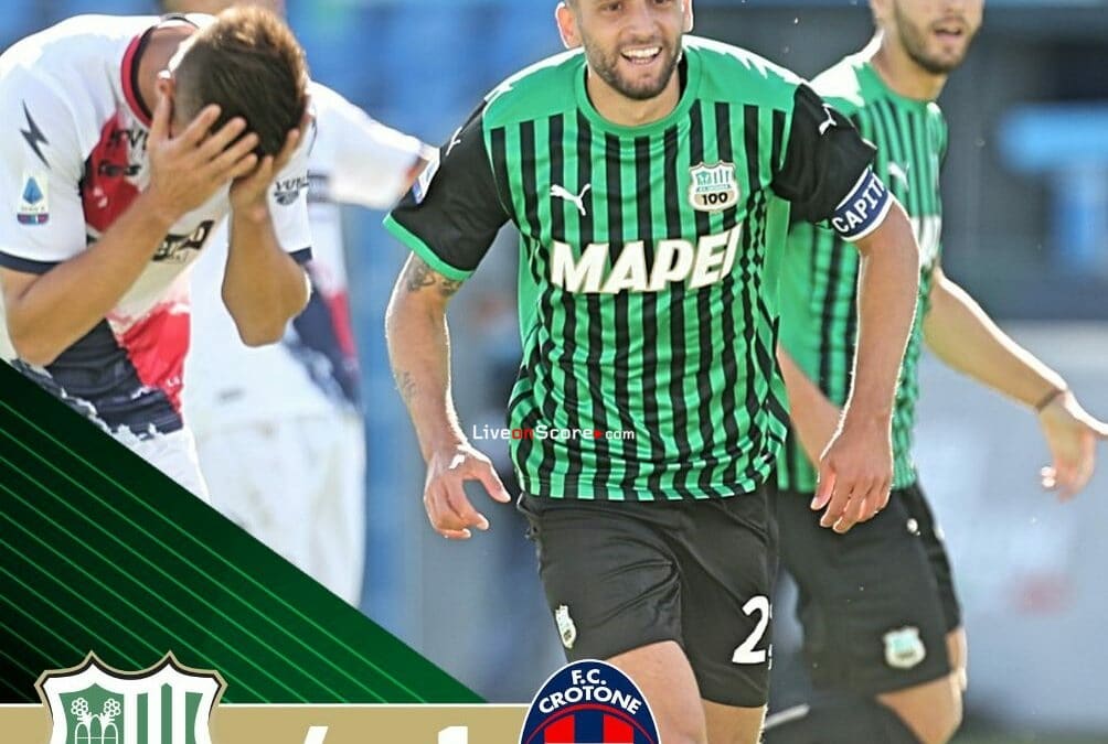 Sassuolo 4-1 Crotone Full Highlight Video – Serie Tim A