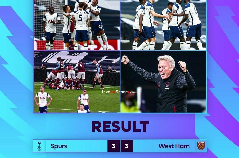 Tottenham 3-3 West Ham Full Highlight Video – Premier League
