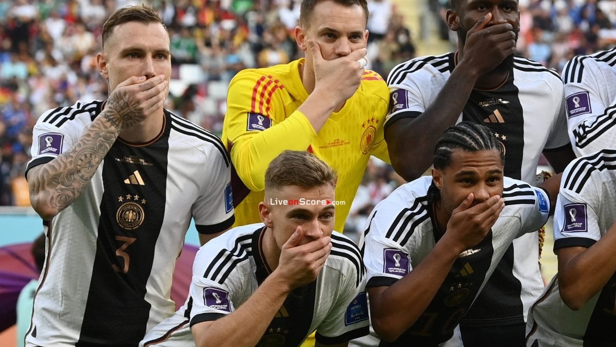 OneLove armband – Germany players cover mouths amid row with Fifa