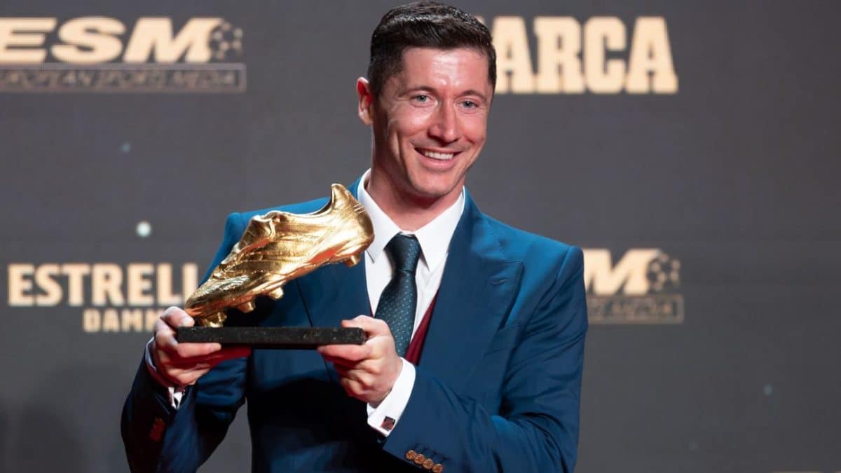 Race for the Golden Shoe: Will Haaland deny Lewandowski hat trick of awards?