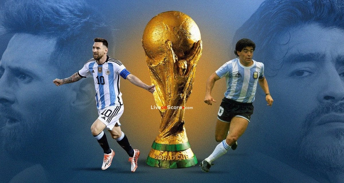 Lionel Messi and Diego Maradona’s World Cup records compared