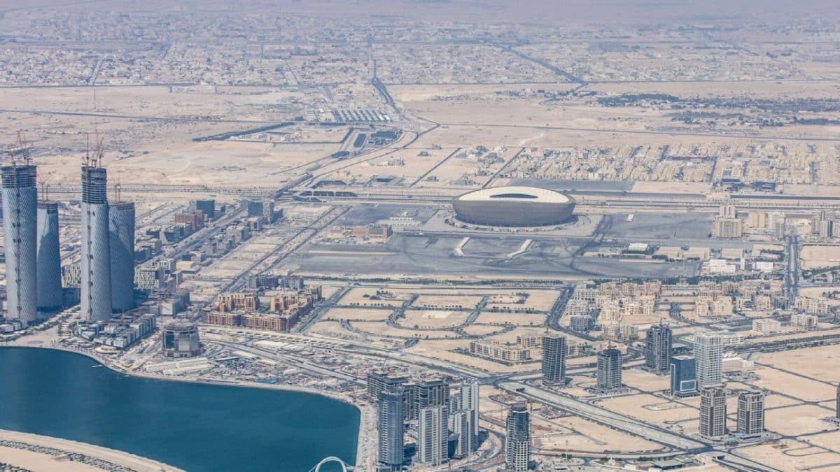 Inside Qatars unfinished future city of Lusail host of the 2022 World Cup final
