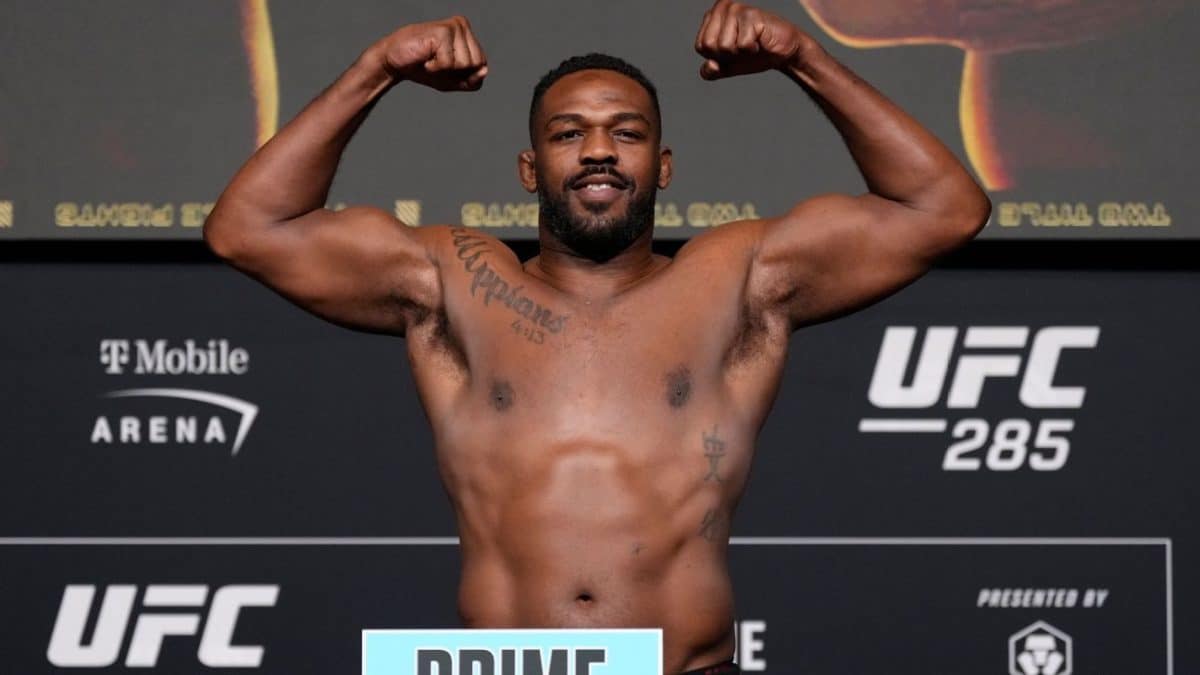 Jones adds 43 lbs for UFC 285 title bout vs. Gane