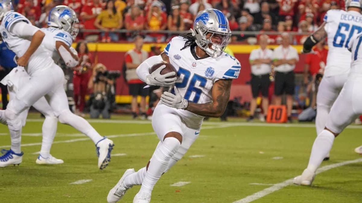 Campbell: Lions rookie RB Jahmyr Gibbs to get bigger workload