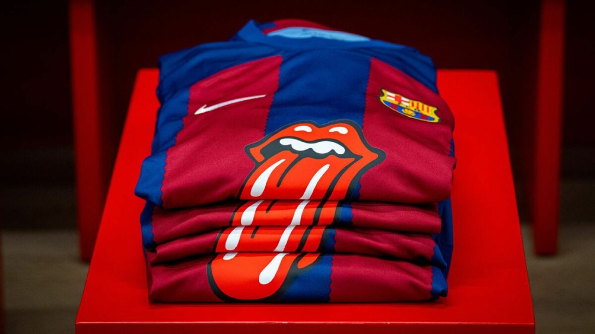 Barcelona to wear Rolling Stones Hot Lips logo on kit for Clásico vs. Real Madrid