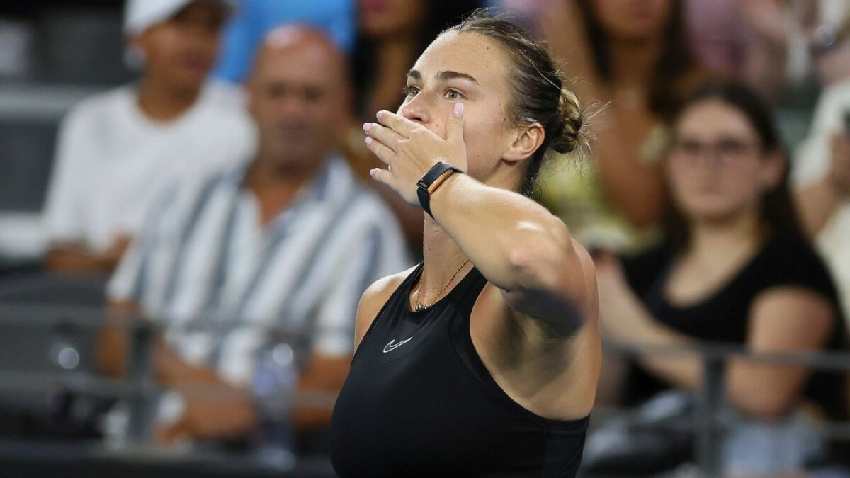 Sabalenka sets up Brisbane final vs. Rybakina