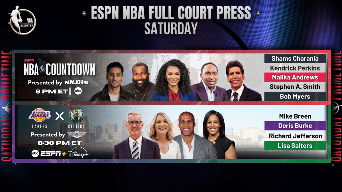LS NBA Full Court Press: Defending NBA Champion Boston Celtics and Jayson Tatum Host the Los Angeles Lakers and LeBron James this Saturday on ABC, LS+ and Disney+