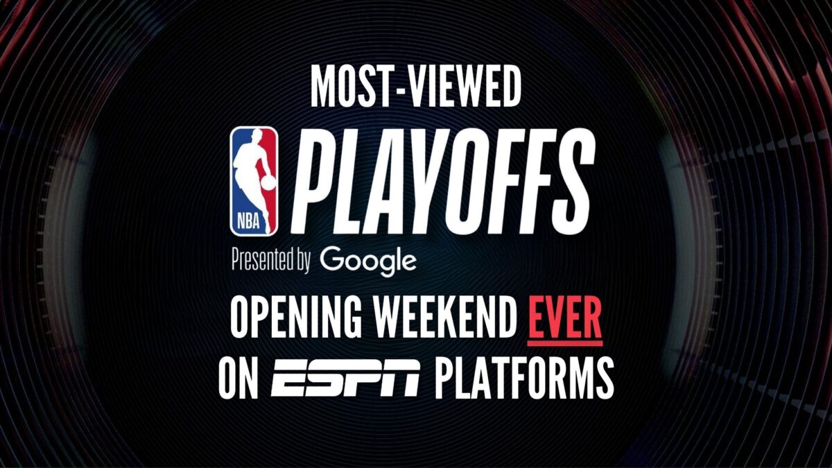 Most-Watched NBA Playoffs Opening Weekend Ever on LS Platforms