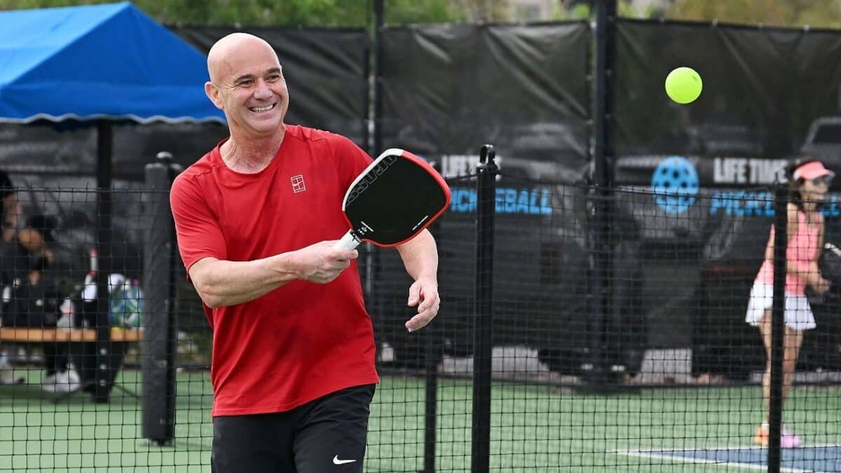 Agassi, 55, wins professional pickleball debut