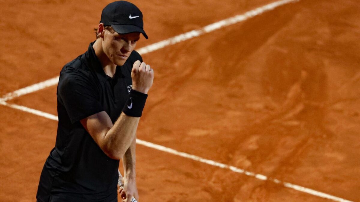 Sinner passes Italian Open test vs. Cerundolo