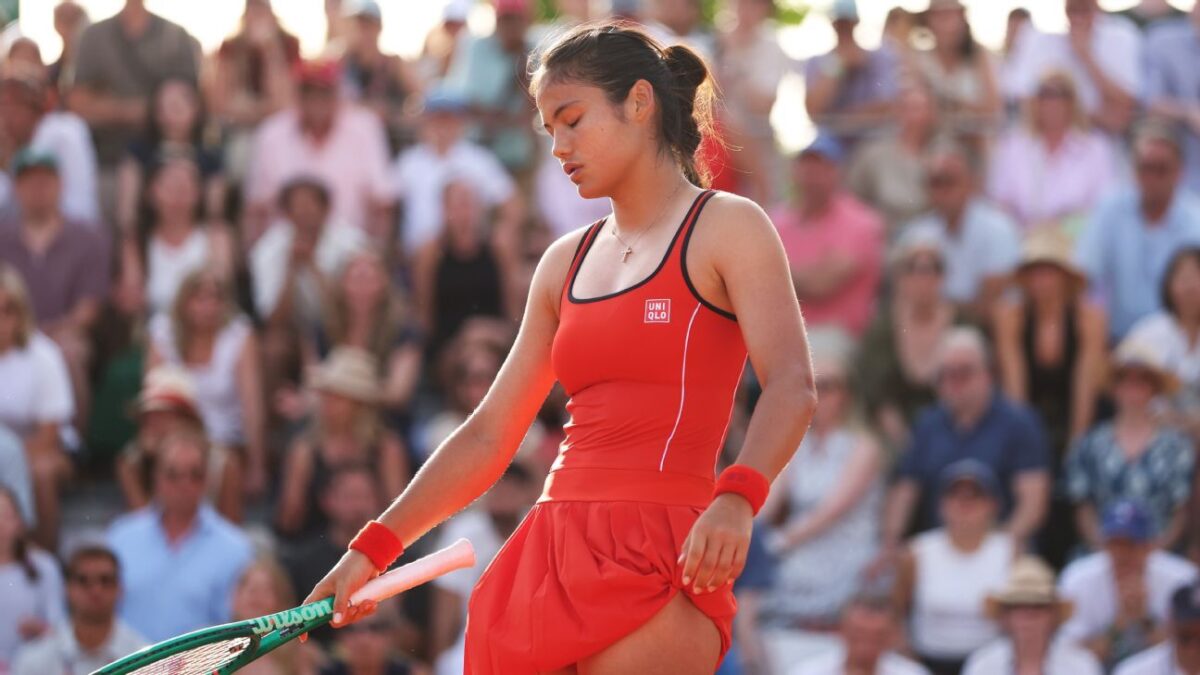 Emma Raducanu dumped out of French Open in first round