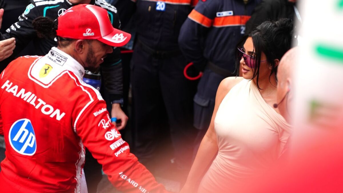 Lewis Hamilton praises supportive Kim Kardashian after Monaco GP podium