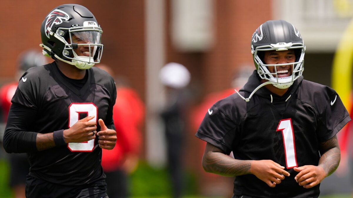 QB coach: Falcons wont have QB1 battle until Penix fully healthy