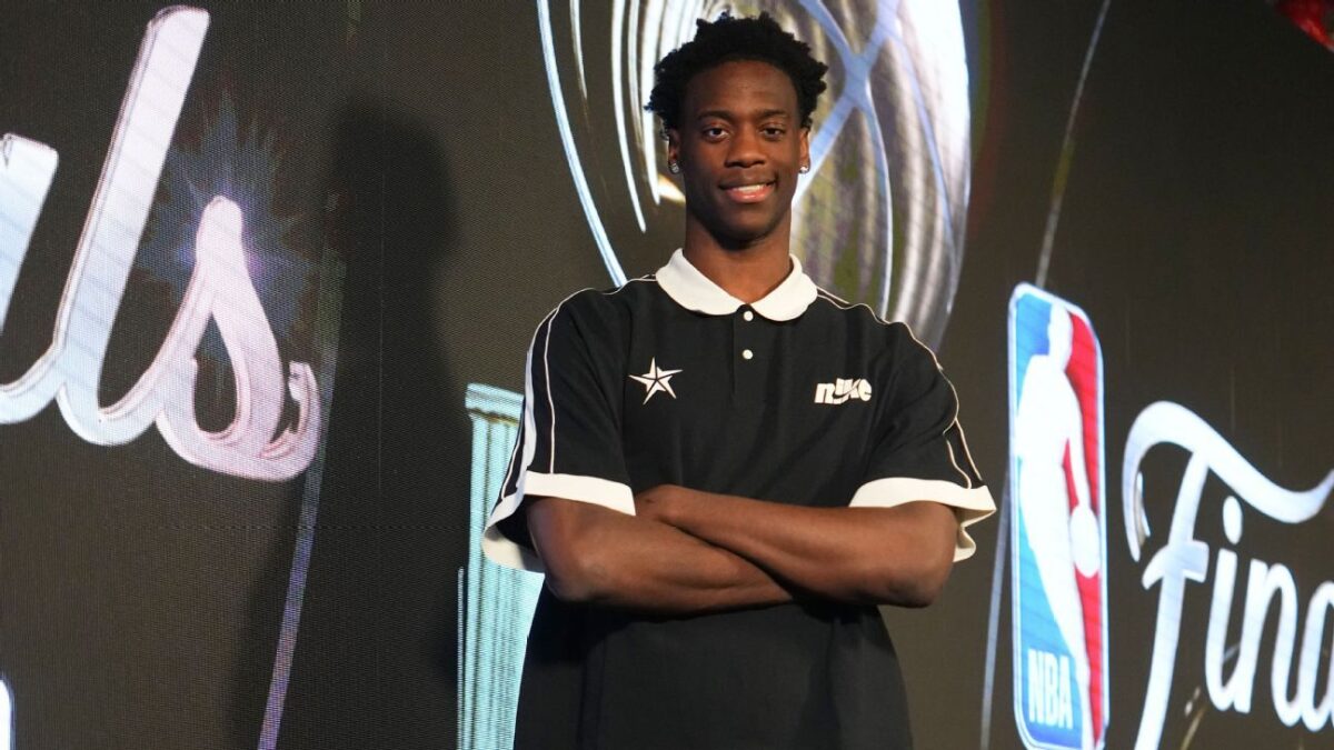 At NBA Finals, AJ Dybantsa sees chance for quick success like Spurs