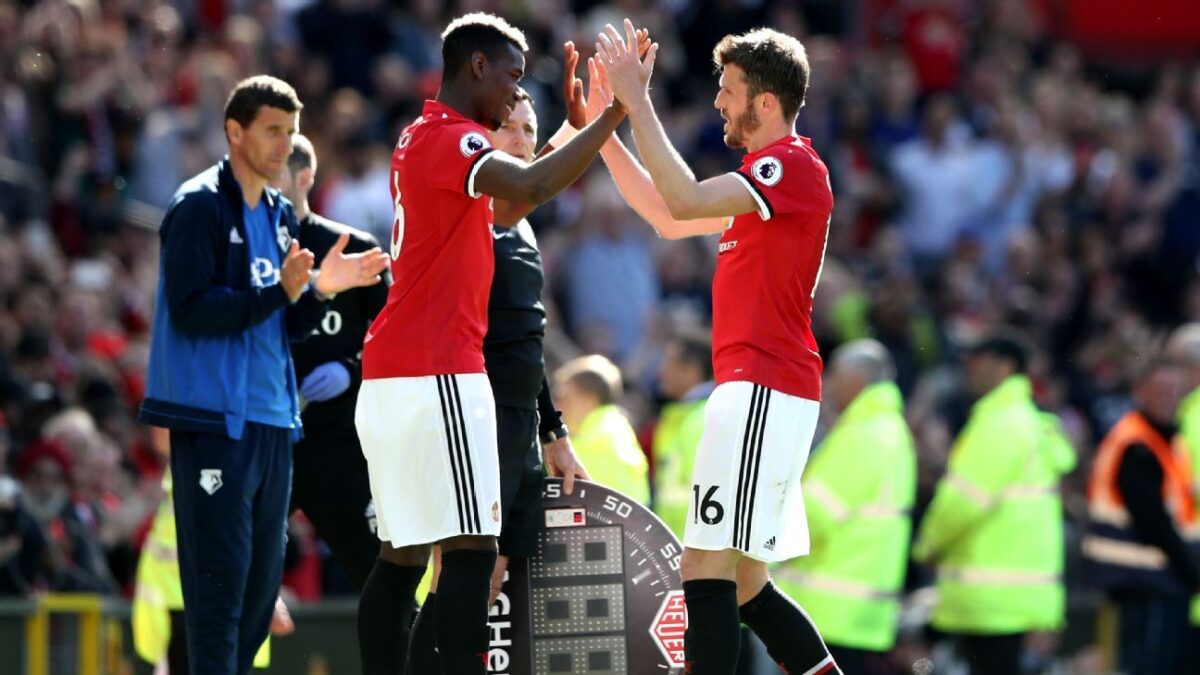 Michael Carrick gave Man United another energy   Paul Pogba