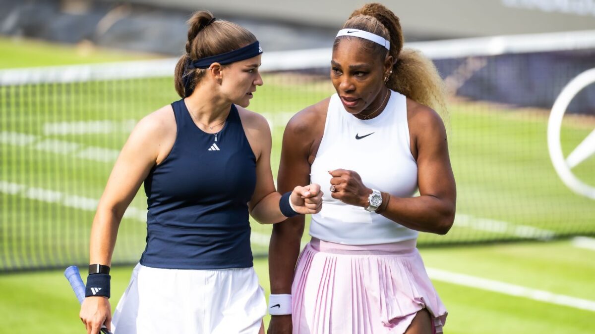 Serena Williams, Karolina Muchova lose doubles match in Berlin