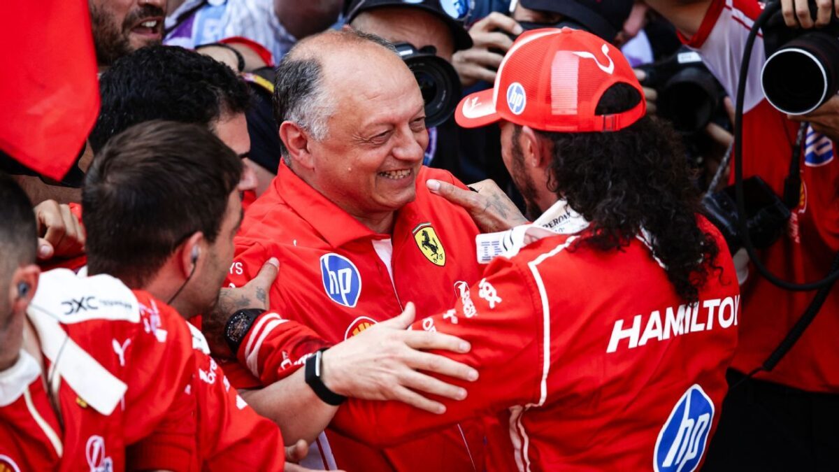 Lewis Hamilton relentless with changes at Ferrari Fred Vasseur enabled them to happen