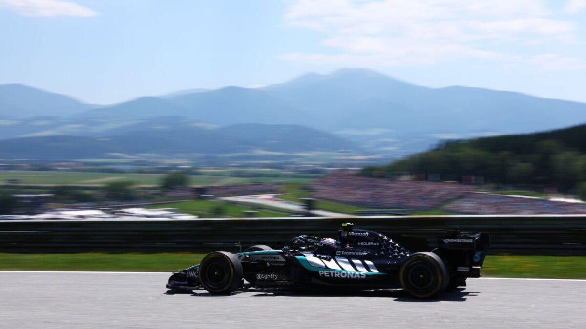 Austrian Grand Prix: Kimi Antonelli leads George Russell to a Mercedes one two in first practice